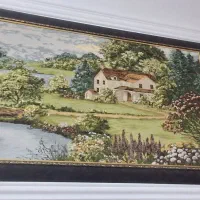 تابلو طرح ترمه پارچه ای