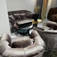 نیم ست مبل ۵ نفره|مبلمان خانگی و میز عسلی|باقرشهر, |دیوار