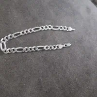 دستبند نقره اصل ایتالیایی مدل فیگارو