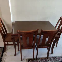 میز ناهارخوری چوبی 4نفره