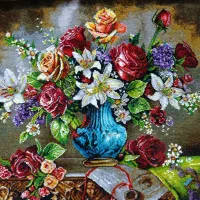 تابلو فرش دستبافت گل برای روز مادر/نقد و اقساط|تابلو فرش|تهران, لویزان|دیوار
