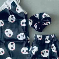 لباس خواب سه تیکه ساتن