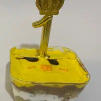 کیک تولد،جارکیک خامه ای بدون شکر