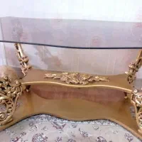 میز عسلی، جلو مبلی طلایی|مبلمان خانگی و میز عسلی|مشهد, الهیه|دیوار