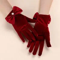 دستکش های مخملی ساق دست های مخملی برای فصل پاییز