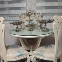 مبل ۹نفره به همرامیزغذاخوری ۲نفره باهم ست هستند|مبلمان خانگی و میز عسلی|قم, شهر قائم|دیوار