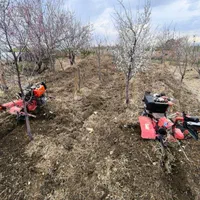 شخم باغات و گلخانه با دو دستگاه تیلر دیزلی ۱۲ اسب|خدمات باغبانی و درختکاری|کرمانشاه, |دیوار