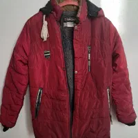 کاپشن نو ، لارج،مناسب سن ۸ تا ۱۱ سال ، زرشکی|کفش و لباس بچه|رشت, معلولین|دیوار