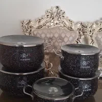 سرویس قابلمه گرانیت لعابی لایف اسمایل آلمانی