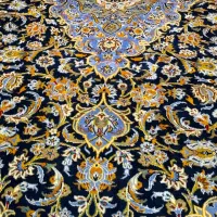 فرش دستباف ۹ متری سرمه ای کاشان دستبافت|فرش|تهران, مولوی|دیوار