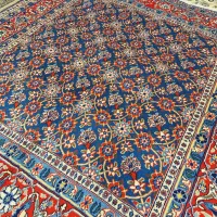 قالی مربع دستباف ساروق نقشه میناخانی|فرش|تهران, اکباتان|دیوار