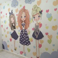 فروش و نصب کاغذ دیواری و پوستر سه بعدی|خدمات پیشه و مهارت|شوشتر, |دیوار