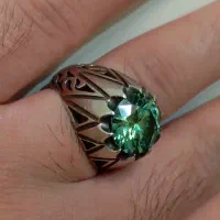 انگشتر نقره موزانایت