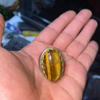 انگشتر نقره چشم ببر