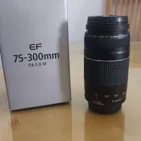 لنز  کنون ۳۰۰-۷۵ در حد آکبند