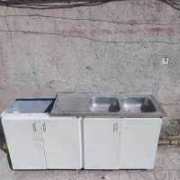 سینگ دوقلو با کابینت|لوازم سرویس بهداشتی|قلندر آباد, |دیوار