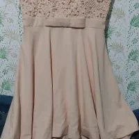 لباس مجلسی کرپ و گیپور کرم