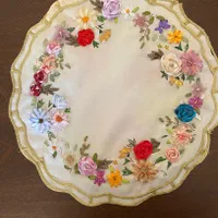 سفارشات گل دوزی دستی وروبان دوزی|صنایع دستی و سایر لوازم تزئینی|رشت, منظریه|دیوار