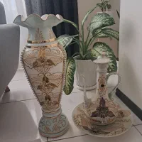 گلدان  دکوری شیشه ای شیپور