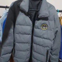 کاپشن نروژ رنگ طوسی (دو رو ) کاملا نو