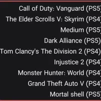 بازی های ps4 و ps5 در حد نو|کنسول، بازی ویدئویی و آنلاین|شیراز, شاهجیان|دیوار