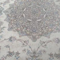 دو عدد فرش ۹ متری سالم ،زمینه کرم،جفت ۱۴ میلیون
