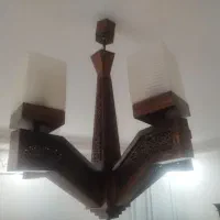 لوستر چوبی|لوستر و چراغ آویز|همدان, |دیوار