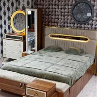 تخت خواب نارمک دونفره سرویس کامل ،زرکالا