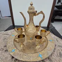 دکوری جام و قوری و سینی