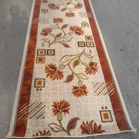 گلیم فرش (کلگی)کرم قهوه ای