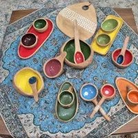 ست کامل لوازم سفالی ویژه شب یلدا