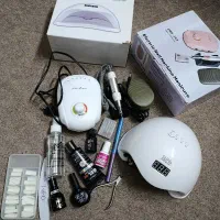 لوازم کاشت ناخن سوهان برقی و یووی کاملا نو