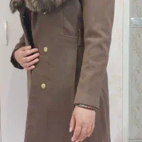 مانتو کار شده و پالتو خز گرم|لباس|آران و بیدگل, |دیوار