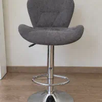 ۲ عدد صندلی اپن جک‌دار، چرخشی، روکش تدی