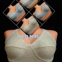 سوتین نخی خالدار دولایه سایزبندی