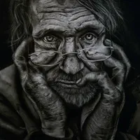 طراحی چهر سیاه‌قلم - هدیه ای ماندگار|تابلو، نقاشی، عکس|تهران, فلسطین (میدان انقلاب)|دیوار