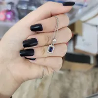 پلاک زنجیر نقره اصلی ۹۲۵  در ۴ رنگ|بدلیجات|کرمانشاه, |دیوار