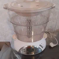 بخار پز ۳ طبقه