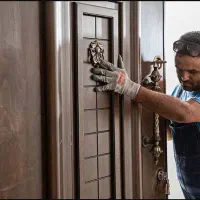 نصاب درب چوبی وتعمیرکاردرب چوبی(ام دی اف)