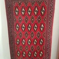 یک جفت پشتی دستباف ترکمن نو نو|پشتی|پرند, فاز ۶|دیوار