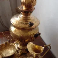 سماور گازی برنجی