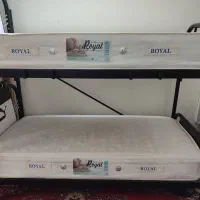 تخت دو طبقه فلزی