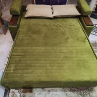 ست میز و مبل راحتی تخت شو دونفره