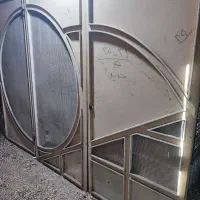 درب سه تیکه پارکینگی سنگین