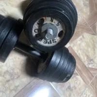دمبل از ۵ تا ۲۰ کیلویی هستش