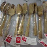 قاشق وچنگال طلایی|ظروف سرو و پذیرایی|تبریز, |دیوار