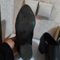 کفش زنانه چرم مشکی|کیف، کفش، کمربند|شیراز, زرهی|دیوار