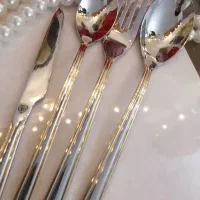 سرویس قاشق چنگال  آکبند خارجی کنسول چوبی|ظروف سرو و پذیرایی|تهران, نیروی هوایی (پیروزی)|دیوار