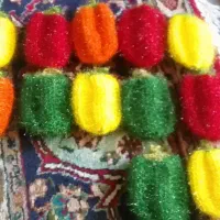 دستگیره دوتایی و تکی بافتنی و انواع بافتنی|سفره، حوله، دستمال آشپزخانه|تبریز, |دیوار