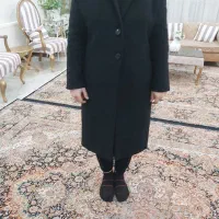 پالتو مشکی خارجی مارک stradivarius